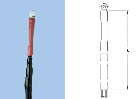 Концевые муфты для одножильного кабеля с пластмассовой и бумажной (MI*)
изоляцией на напряжение до 1 кВ постоянного тока